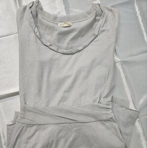 Anthropologie Light Gray Blouse